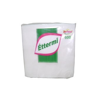 Servetele Ettermi 600 buc/pachet, 1 strat, alb, 18x18 cm Servetele Ettermi 600 buc/pachet, 1 strat, alb, 18x18 cm