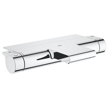 Baterie cada cu termostat Grohe Grohtherm 2000, 1/2'', montare perete, CoolTouch, WaterFall, etajera EasyReach, EcoJoy, protectie reflux, crom Baterie cada cu termostat Grohe Grohtherm 2000, 1/2'', montare perete, CoolTouch, WaterFall, etajera EasyReach, EcoJoy, protectie reflux, crom