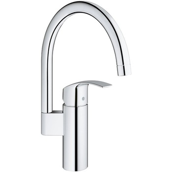 Baterie de bucatarie Grohe Eurosmart, cartus ceramic, 3/4’’, limitator debit/temperatura, pivotanta, Crom Baterie de bucatarie Grohe Eurosmart, cartus ceramic, 3/4’’, limitator debit/temperatura, pivotanta, Crom
