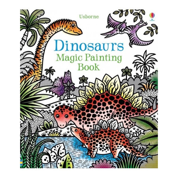 Carte de pictat cu apa - Dinosaurs Magic Painting Book