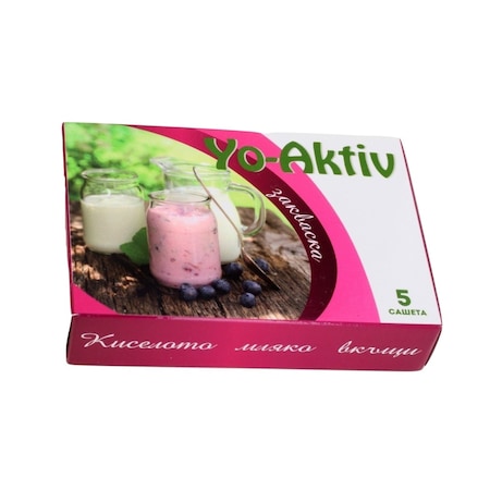 Закваска за домашно кисело мляко Yo-Aktiv 38022753
