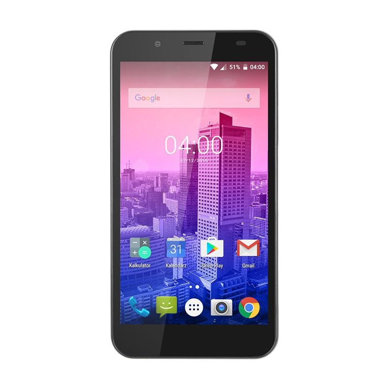 Telefon mobil FLOW 4S Kruger&Matz negru, 5 inch, dual SIM, 16 GB, 4G LTE