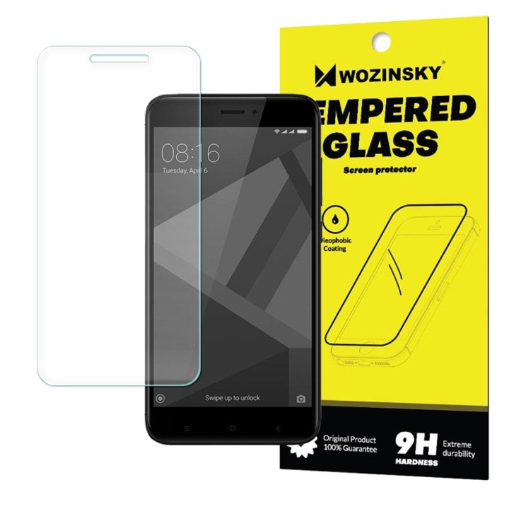Протектор Wozinsky за Xiaomi Redmi 4X от закалено стъкло /Tempered glass screen protector/, прозрачен