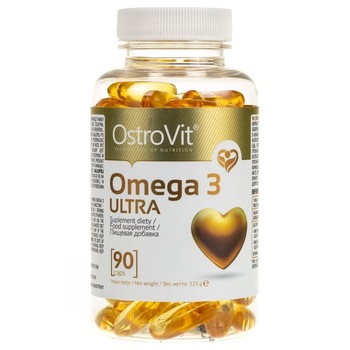 Supliment nutritiv Omega 3 ULTRA, OstroVit, 90 capsule Supliment nutritiv Omega 3 ULTRA, OstroVit, 90 capsule