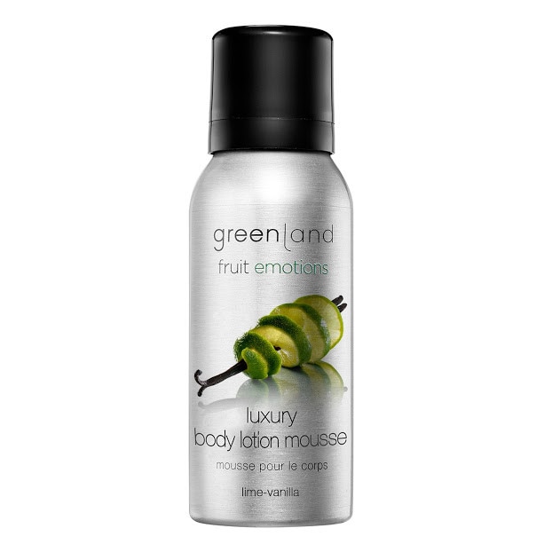 Lotiune spumanta corp, cu lamaie verde si vanilie, Greenland, 50 ml