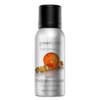 Lotiune spumanta corp, cu ghimbir si grepfruit, Greenland, 50 ml Lotiune spumanta corp, cu ghimbir si grepfruit, Greenland, 50 ml