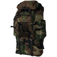 Rucsac in stil militar, vidaXL, XXL, 100 L, camuflaj