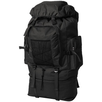 Rucsac in stil militar XXL 100 L, vidaXL, Negru Rucsac in stil militar XXL 100 L, vidaXL, Negru