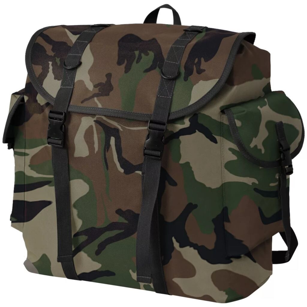Rucsac in stil militar, vidaXL, 40 L, camuflaj