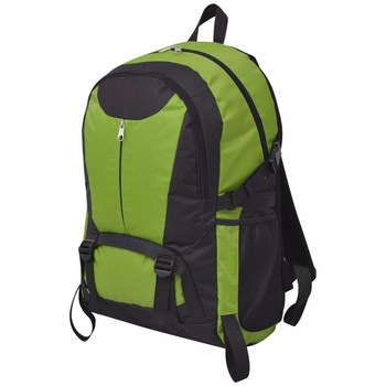 Rucsac pentru drumetii, vidaXL, 40 L, negru si verde Rucsac pentru drumetii, vidaXL, 40 L, negru si verde