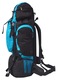 Rucsac pentru drumetii XXL vidaXL, 75 L, negru si albastru
