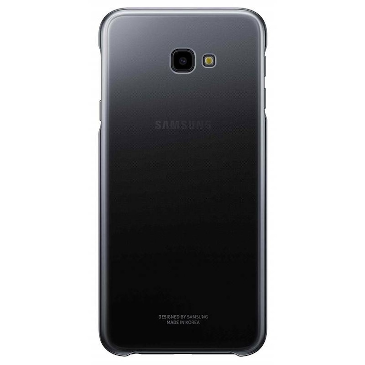Samsung Galaxy J4 Plus (2018) Gradation Cover gyári védőtok, Fekete