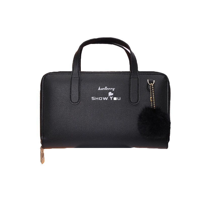 Portofel dama Baellerry BTG-263ZX-1903 , Negru , Piele