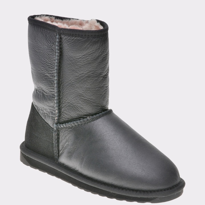 Ghete negre, de dama, EMU - W10715, din piele naturala, 37