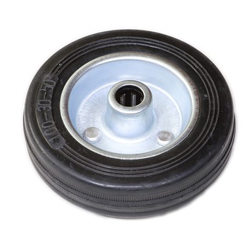 Roata simpla, cauciuc, diametru 100 mm Roata simpla, cauciuc, diametru 100 mm