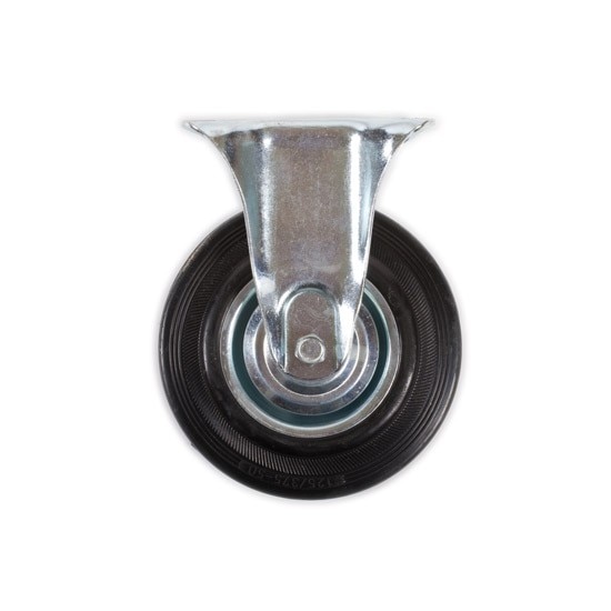 Roata fixa, cauciuc, diametru 125 mm