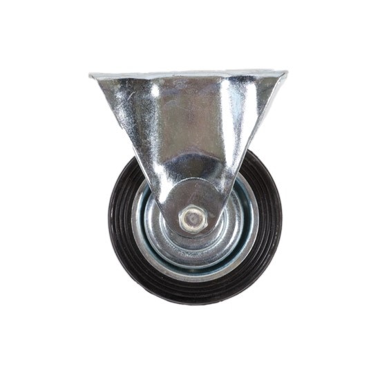 Roata fixa, cauciuc, diametru 75 mm