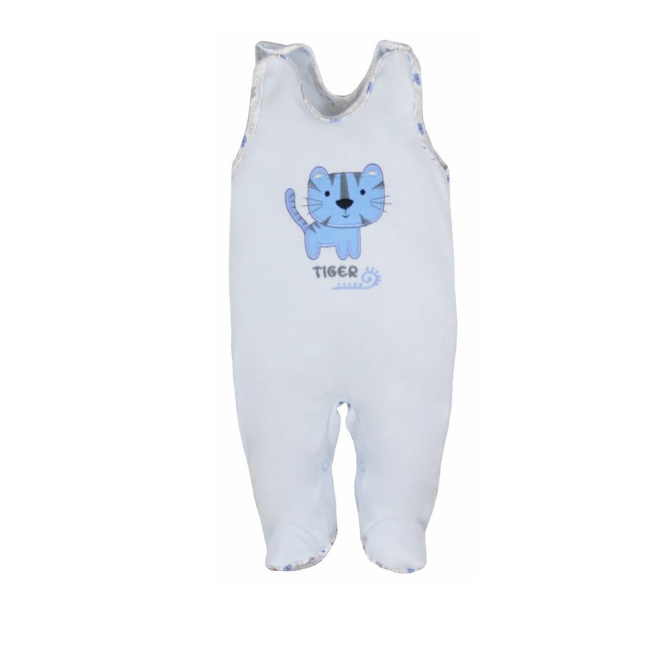 Salopeta fara maneci pentru bebelusi Koala Dzungla 05-354-AL, Multicolor, 80