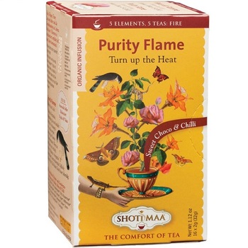 Ceai cu ciocolata si chilli Fire Purity Flame 16 plicuri Shoti Maa Ceai cu ciocolata si chilli Fire Purity Flame 16 plicuri Shoti Maa
