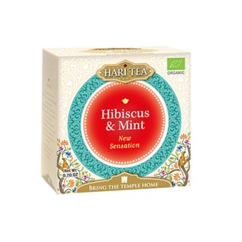 Ceai cu hibiskus si menta New Sensation 10 plicuri Hari Tea Ceai cu hibiskus si menta New Sensation 10 plicuri Hari Tea