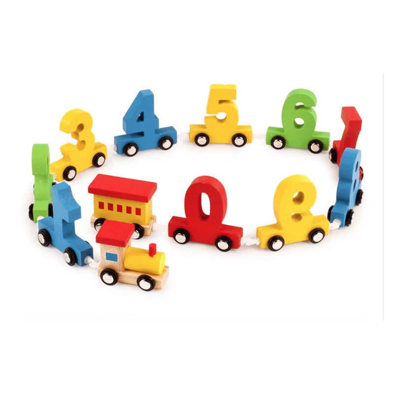 Trenuletul Cunoasterii Cifrelor Din Lemn - Krista®