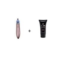set pentru indepartarea punctelor negre faciale - vaccum cleaner  masca neagra  centura six pack cadou imagen 4_0_
0