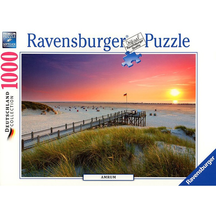 Пъзел Ravensburger - Amrum, 1000 части