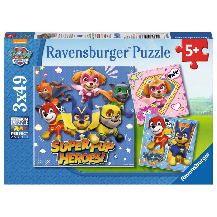 Ravensburger Mancs őrjárat 3x49db puzzle