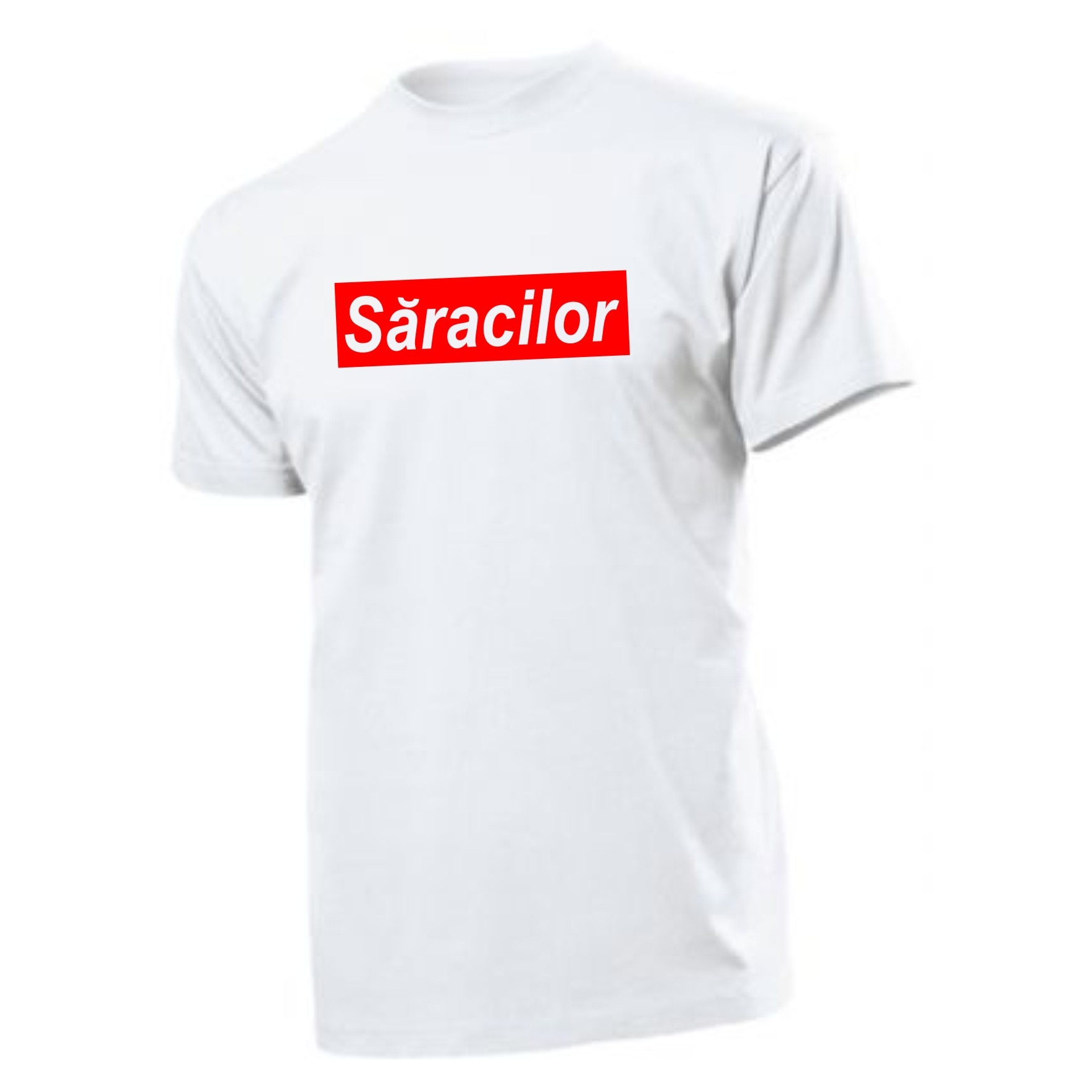 Tricou personalizat, bumbac, Stedman, unisex, alb, marime S, personalizare 
