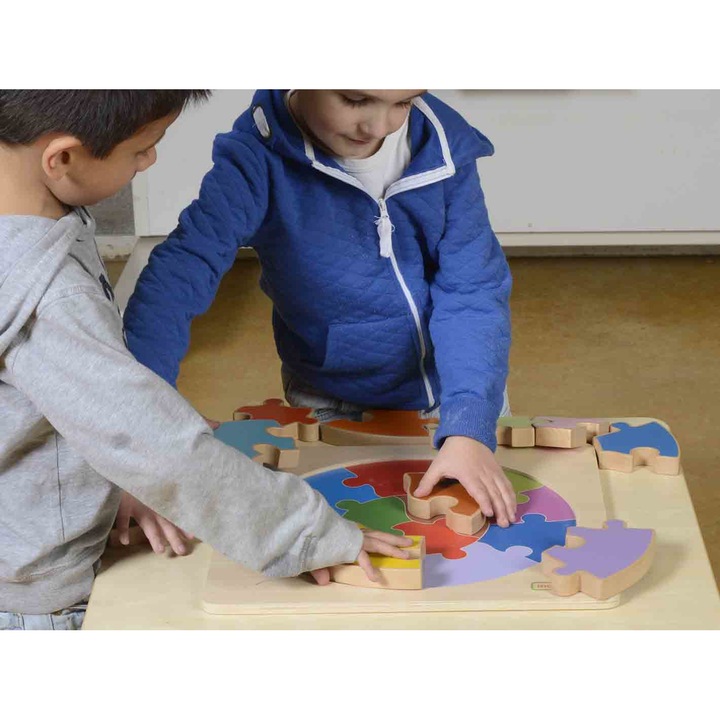 Puzzle Jigsaw, din lemn, +2 ani, Masterkidz