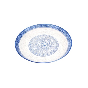 Set 6 farfurii ceramica 21 cm model traditional , albastra Set 6 farfurii ceramica 21 cm model traditional , albastra