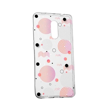 Husa pentru Nokia 3.1 (2018), Circles, 110, Silicon Husa pentru Nokia 3.1 (2018), Circles, 110, Silicon