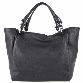 Geanta Liboria din piele naturala pentru femei, negru Geanta Liboria din piele naturala pentru femei, negru