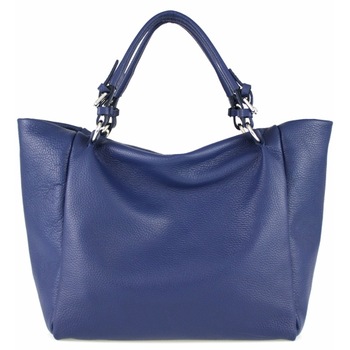 Geanta Liboria din piele naturala pentru femei, albastru marin Geanta Liboria din piele naturala pentru femei, albastru marin