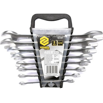 Set chei fixe VOREL, satinate, 6 - 22mm, 8buc Set chei fixe VOREL, satinate, 6 - 22mm, 8buc