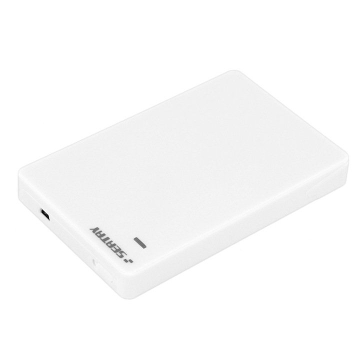 Carcasa Rack Extern Hard Disk / SSD 2.5", USB 3.0, hdd sata 3, Led indicator, alb