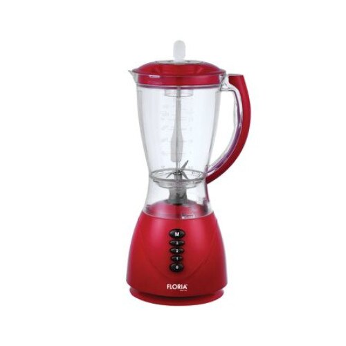 Blender electric , Putere 300W, capacitate 1.5L, 3 viteze, Functie puls + Set cutite 3 piese