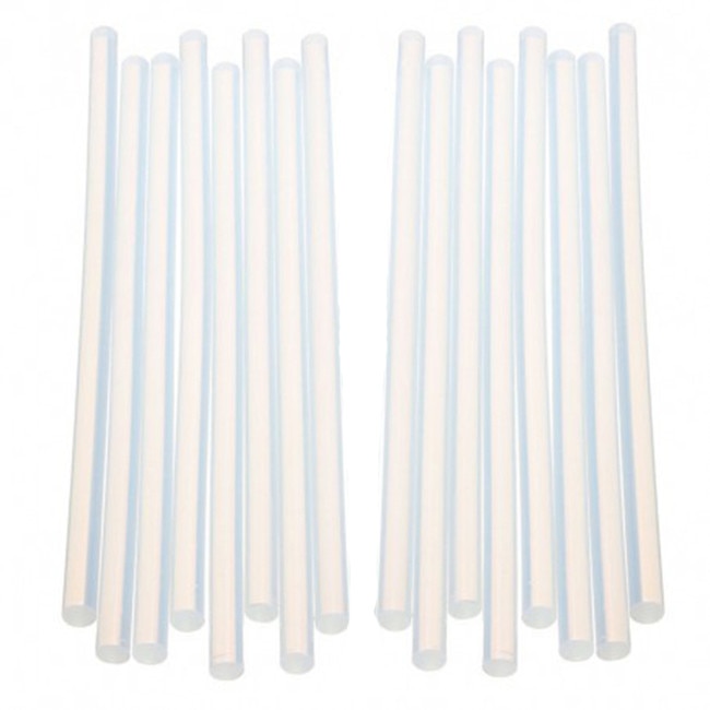 Set 16 batoane de silicon, pentru pistolul de lipit, diametru 7mm ASHOP