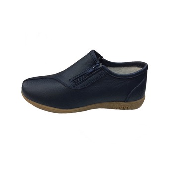 Pantofi sport din piele,talpa flexibila,inchidere cu fermoar, D&J Exclusive, Bleumarin Pantofi sport din piele,talpa flexibila,inchidere cu fermoar, D&J Exclusive, Bleumarin