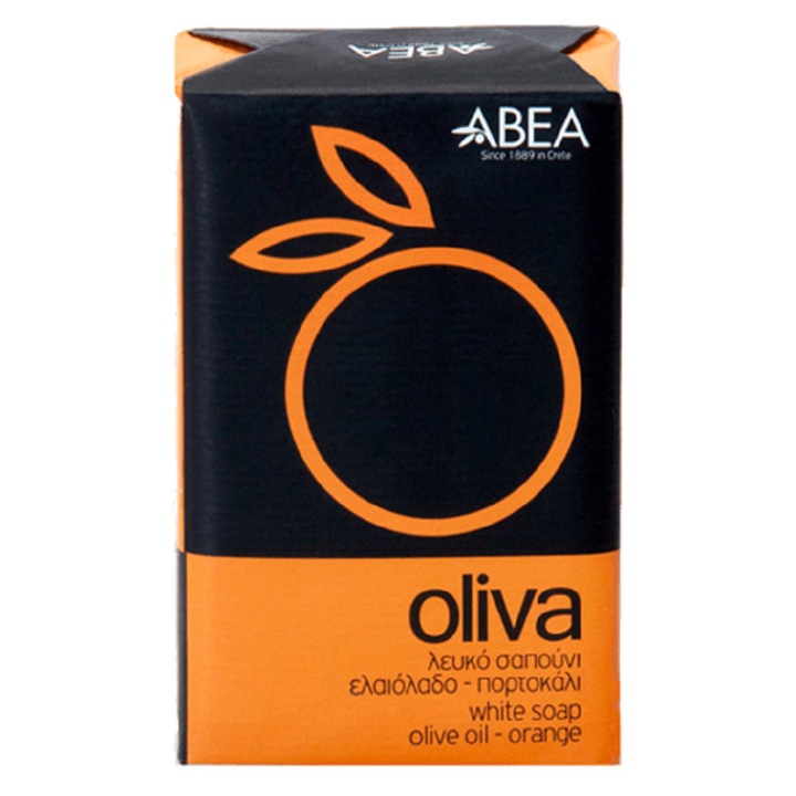 Sapun alb cu ulei de masline si portocale Oliva, 125g