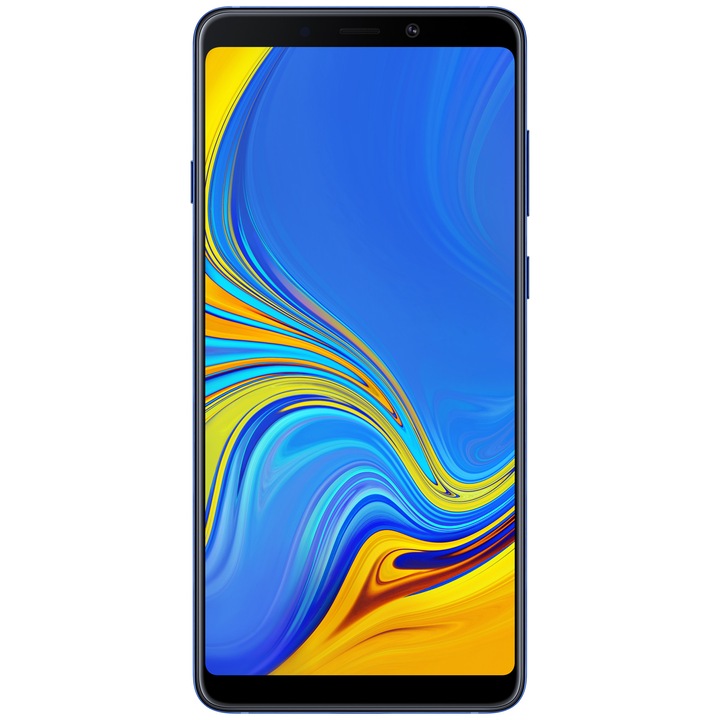 Samsung Galaxy A9 (2018) Mobiltelefon, Kártyafüggetlen, Dual SIM, 128GB, LTE, Kék