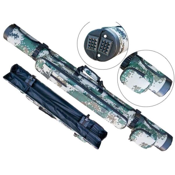 Geanta/tub pescar 2 lansete si o mulineta Baracuda B24, lungime 1.2 m