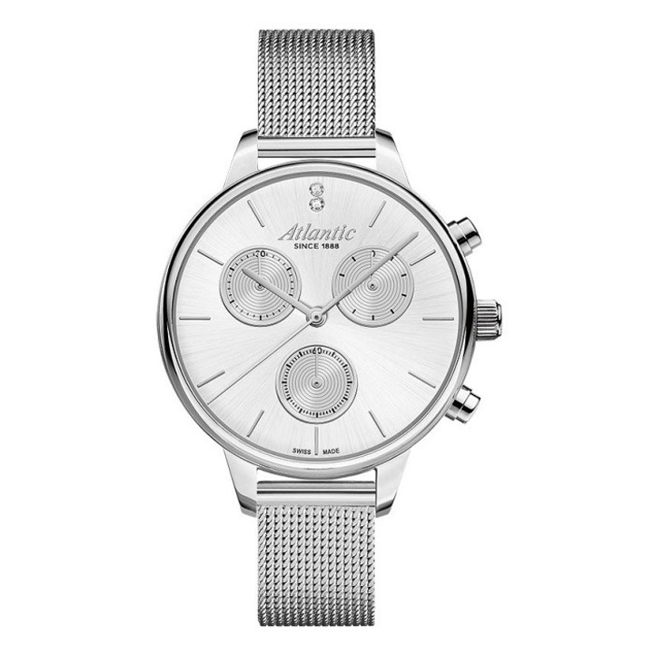 Ceas Atlantic dama 29435.41.21 argintiu