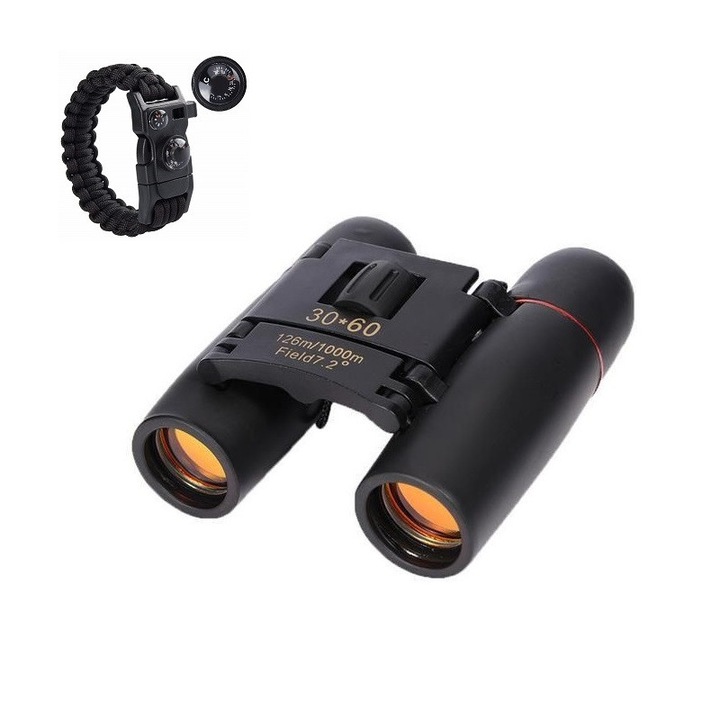 Binoclu plus Bratara multifunctionala,fluer, cutit, busola, cremene mse-8746