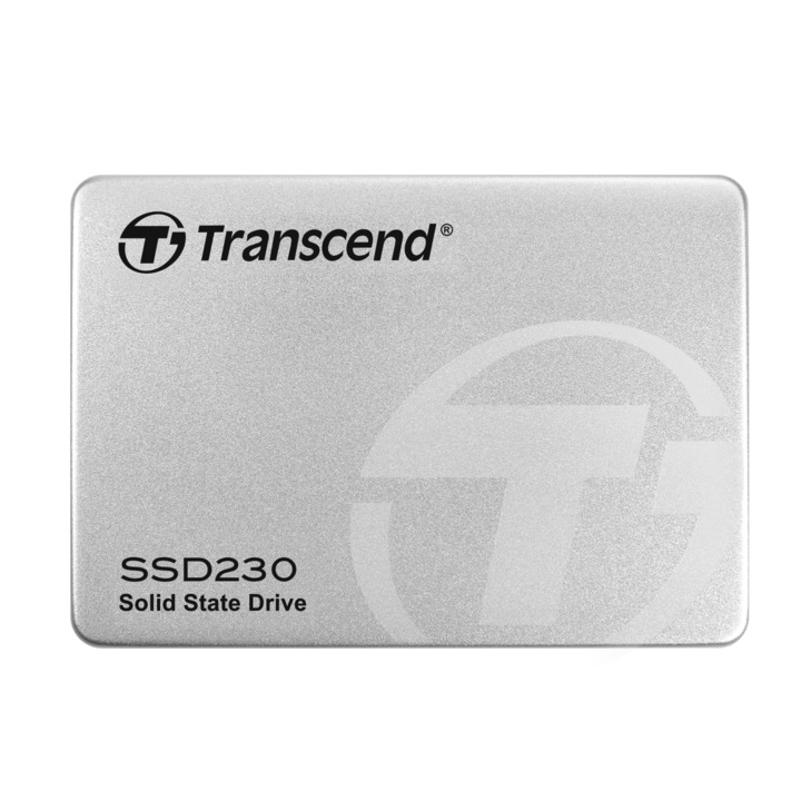 Твърд диск Transcend 512GB, 2.5" SSD 230S, SATA3, 3D TLC, Aluminum case - TS512GSSD230S