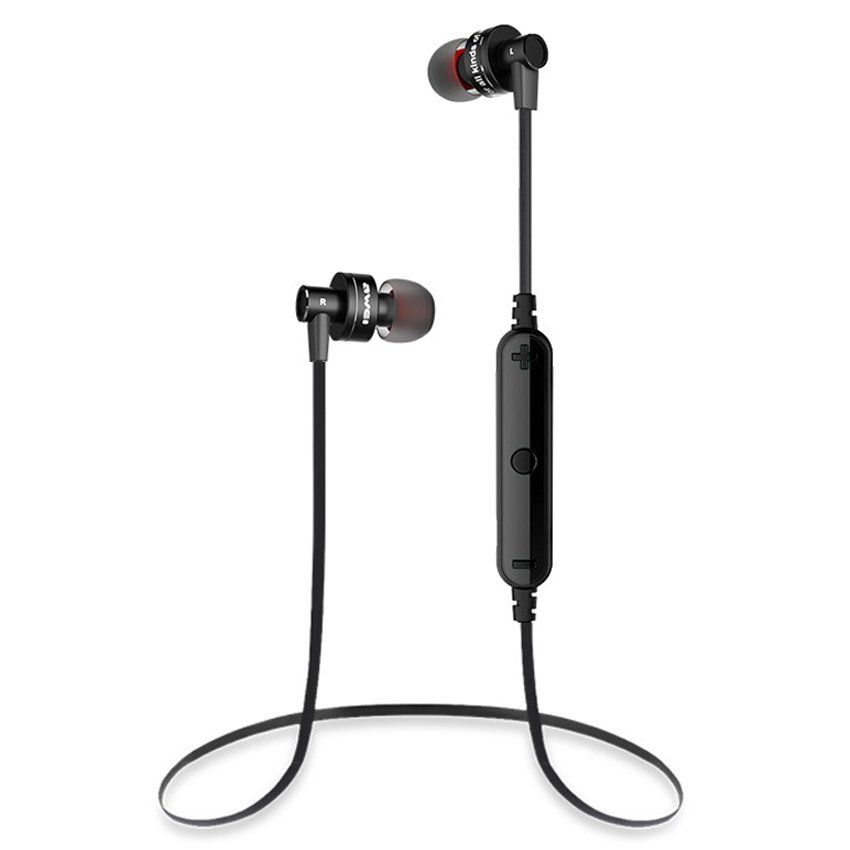 Casti Audio In-Ear Bluetooth cu Microfon SI-AWEI A990BL, Sport, Multi-Point, Stereo, Black