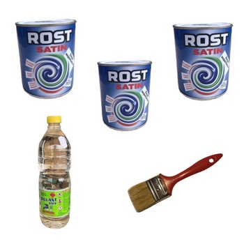 Pachet 3 bucati vopsea Email Satin, ocru, 0.6l + 1 bucata pensula 50mm + 1bucata Diluant D509, 0.9l Pachet 3 bucati vopsea Email Satin, ocru, 0.6l + 1 bucata pensula 50mm + 1bucata Diluant D509, 0.9l