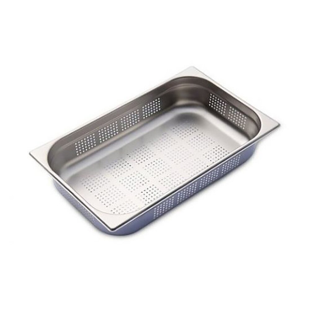Tava gastronorm perforata gn 1/1-100 mm, uz profesional, gama lancom, inox 18/10