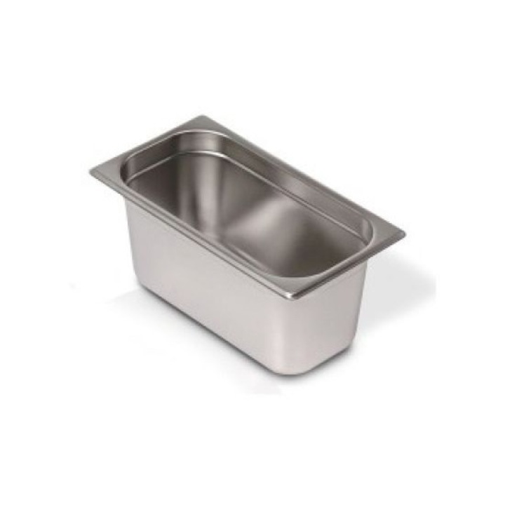 Tava gastronorm gn 1/3-200 mm, uz profesional, gama lancom, inox 18/10
