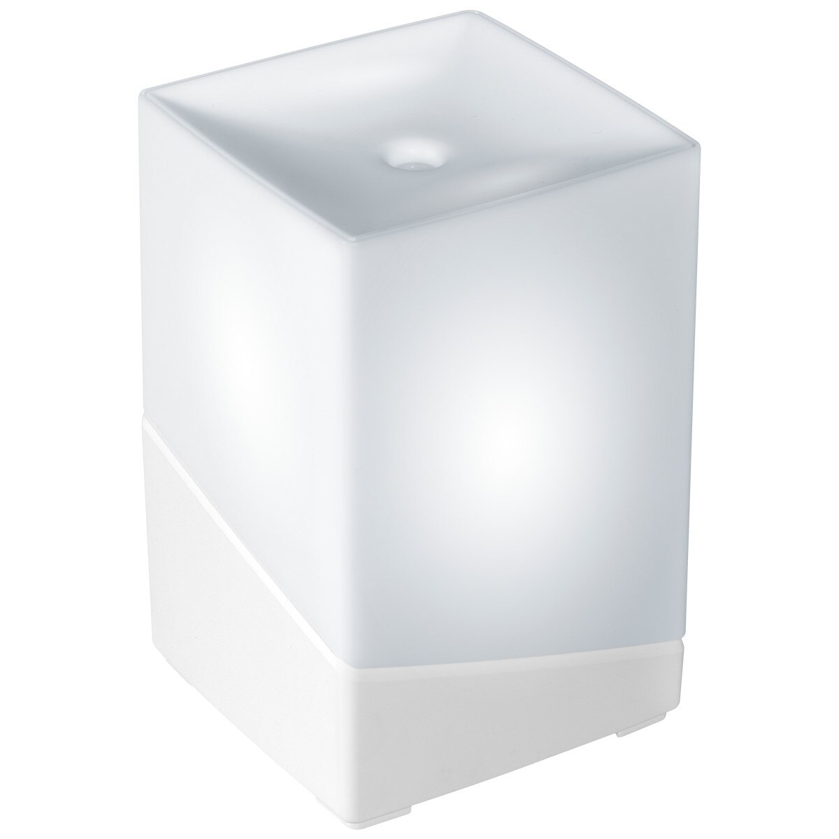 Difuzor de aromaterapie cu uleiuri esentiale Ellia Hope Ultrasonic, 170 ml, tehnologie ultrasonica, pana la 15 ore, Alb